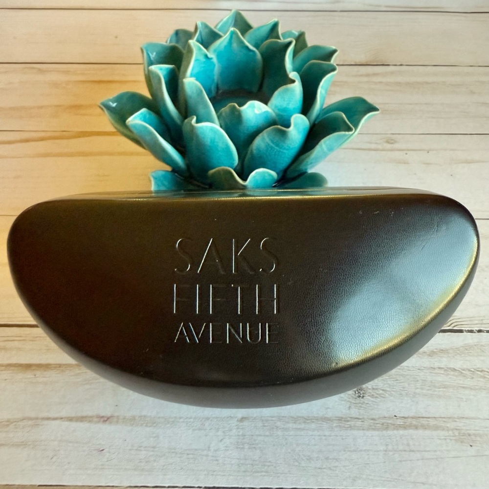 3/$15 Sale! Saks Fifth Avenue Hardshell Hinged Large Sunglasses Case
